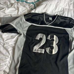 Black and Gray Jersey with Number 23